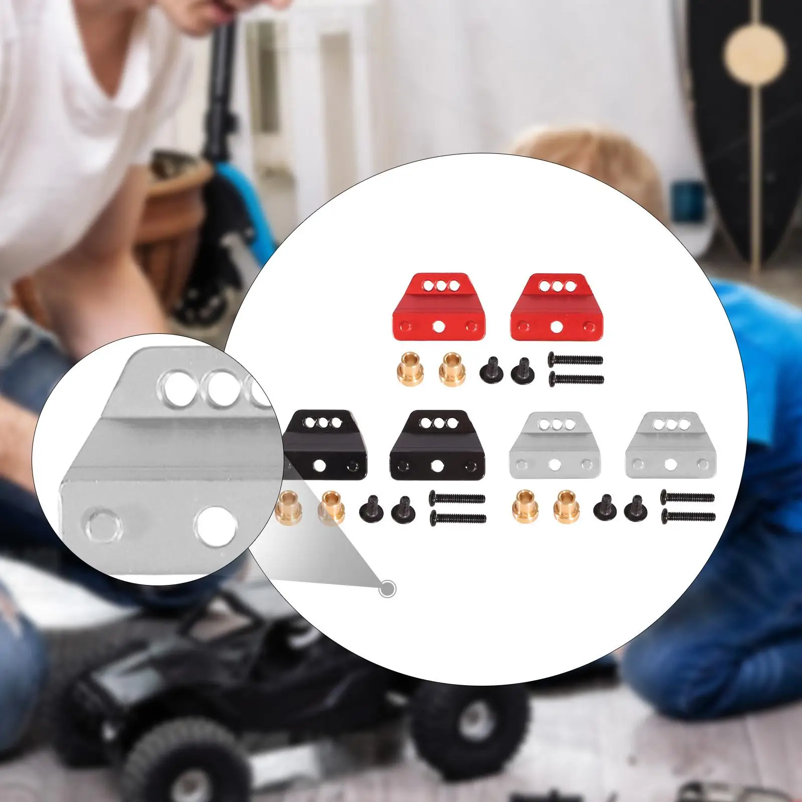 1/12 RC soportes de amortiguador de coche modificación reemplazar piezas para MN78