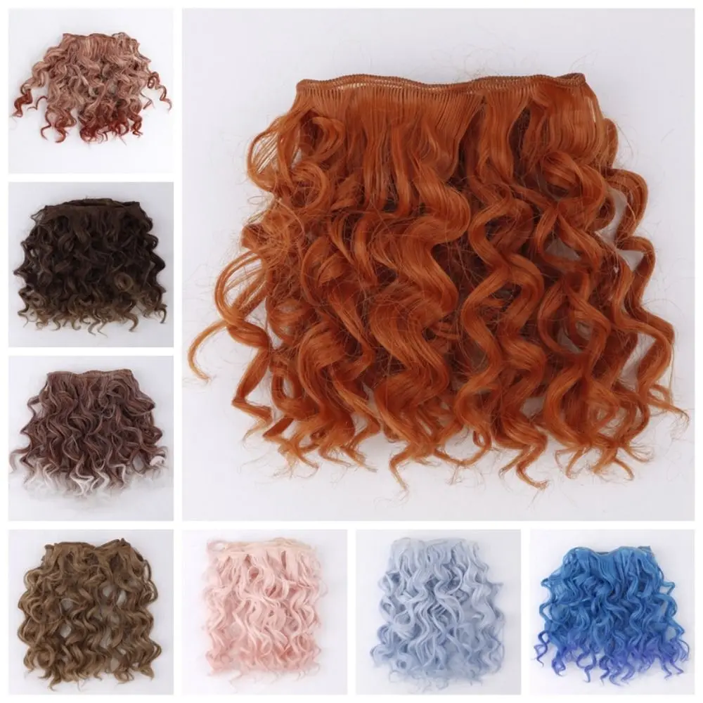 Pelo para muñecas rizado sintético termorresistente - imagen 2