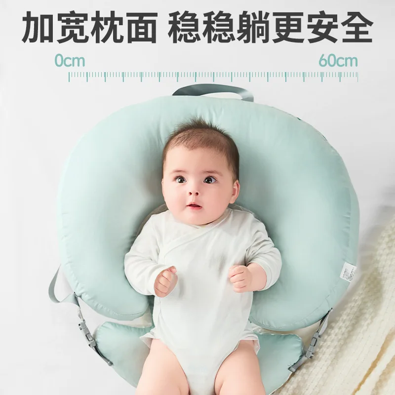 Almohada de lactancia para bebé, herramienta de lactancia, cojín de protección de cintura de maternidad, almohada de pendiente antiescupir manos libres - imagen 3