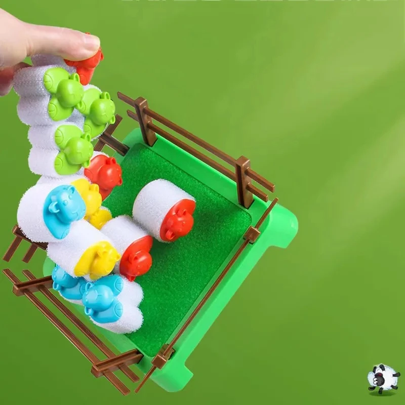 Nuevos juegos de mesa únicos, juguetes para niños, ovejas saltadoras locas, amigos divertidos, familia, interacción entre padres e hijos, juegos de mesa de fiesta, juguete de equilibrio - imagen 5