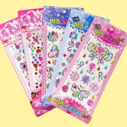 Autoadhesivo 3D diamante pegatina de diamantes de imitación cristal acrílico creativo DIY artesanía gemas para funda de teléfono decoración de ordenador portátil