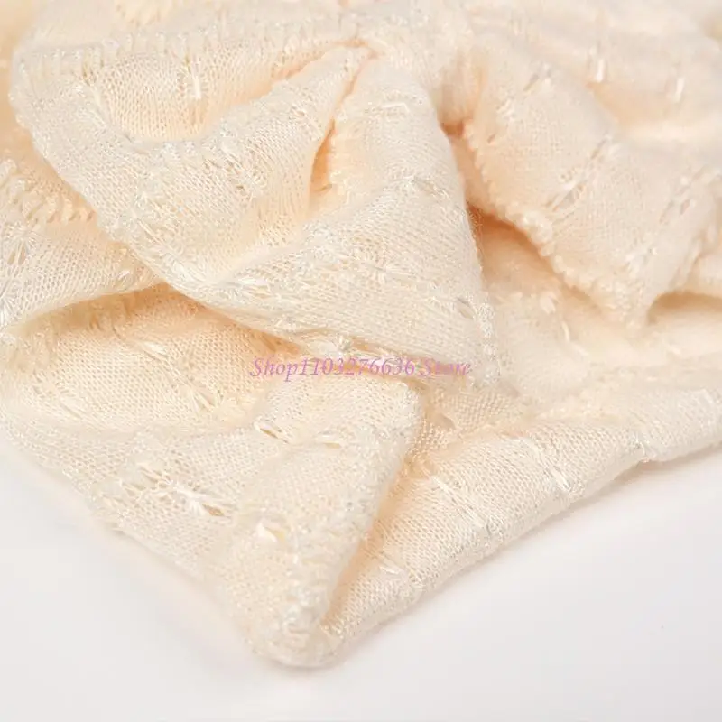 R6FD Baby Bowknot Turban Sombrero turbante transpirable Fetal Fashion Hospital Hat Sombreros para navidad y cumpleaños - imagen 5