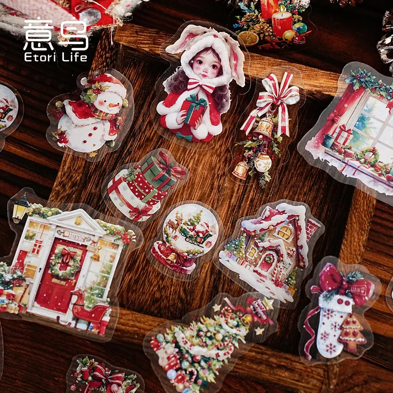 Pegatinas de Navidad Encuentros para planificadores y scrapbooking - imagen 2