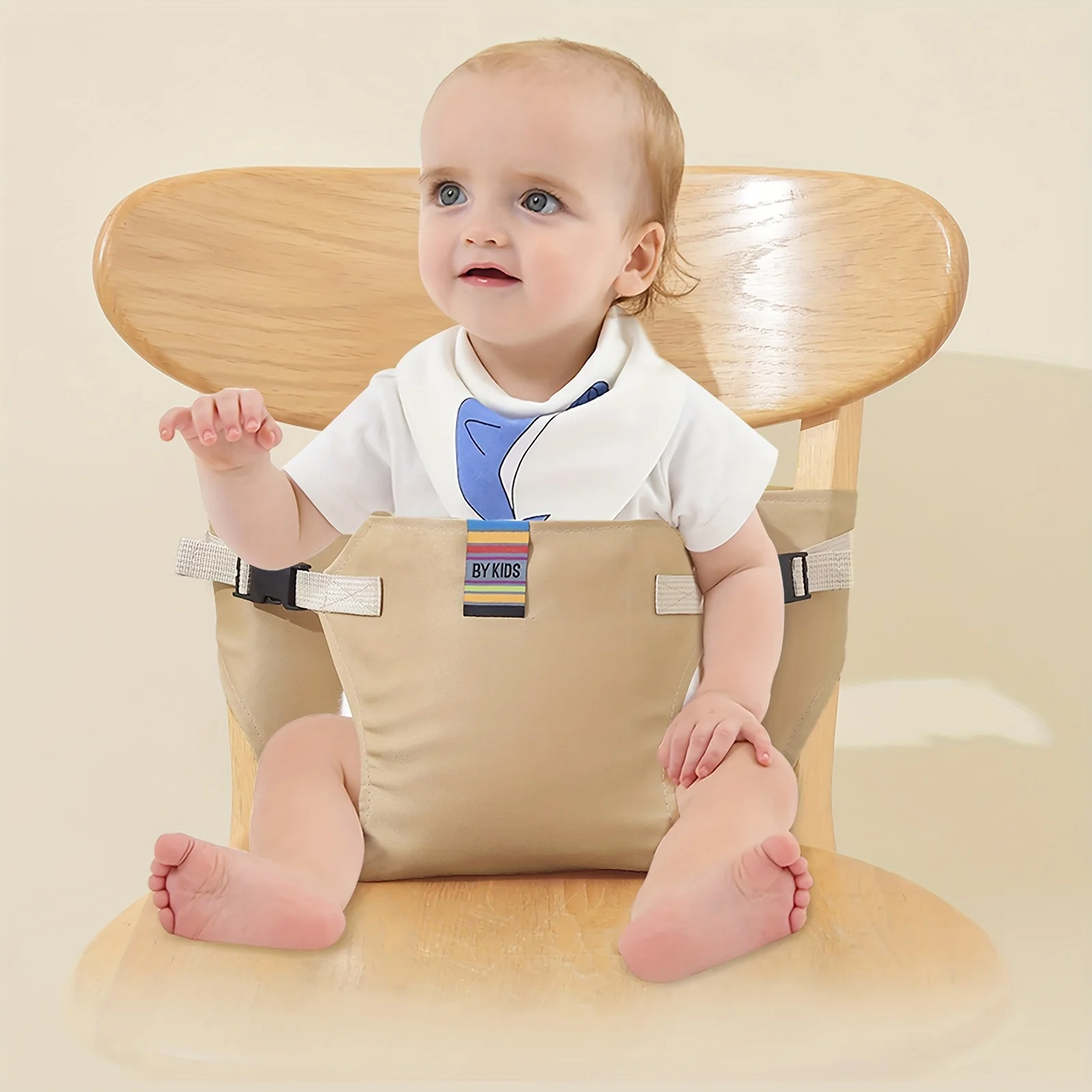 1 pieza de cinturón de comedor para bebé, asiento portátil para niños, cinturón de seguridad Universal para silla de comedor, cinturón de seguridad portátil para salir