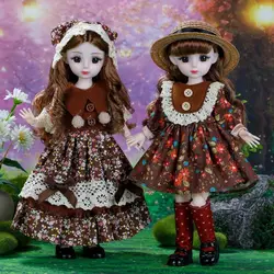 Vestido para muñecas de algodón y falda princesa hecha a mano