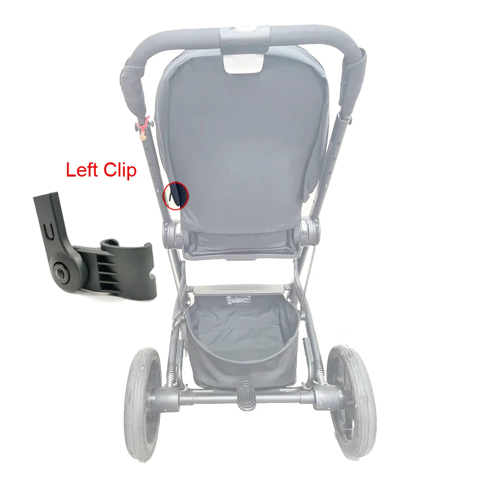 Clip de toldo solar para carrito Cybex Balios S Lux, barra de techo, soporte para toldo, abrazadera de varilla, hebilla izquierda o derecha, pieza de repuesto para cochecito de bebé - imagen 2