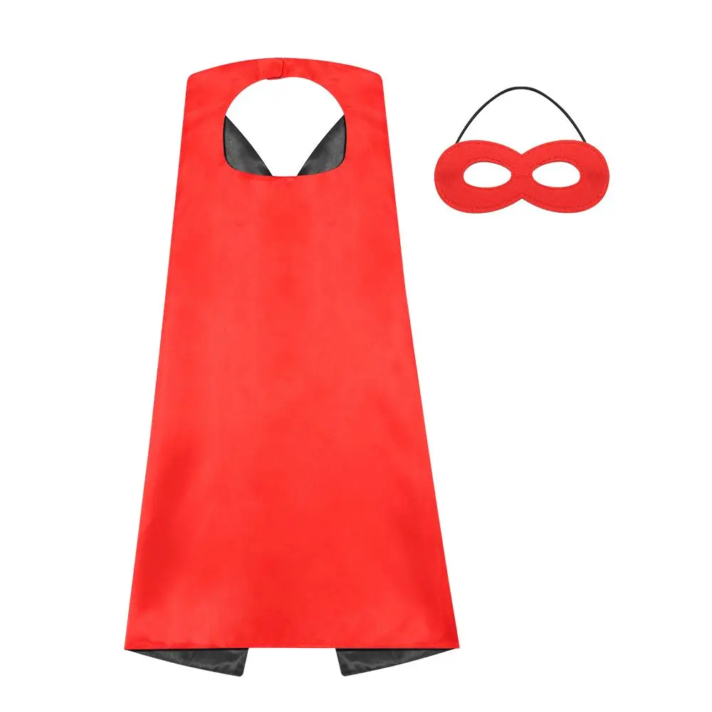 DIY Festival vestido de lujo regalos para niños capa de superhéroe máscara niños niñas capa disfraces de superhéroe Halloween Cosplay - imagen 4