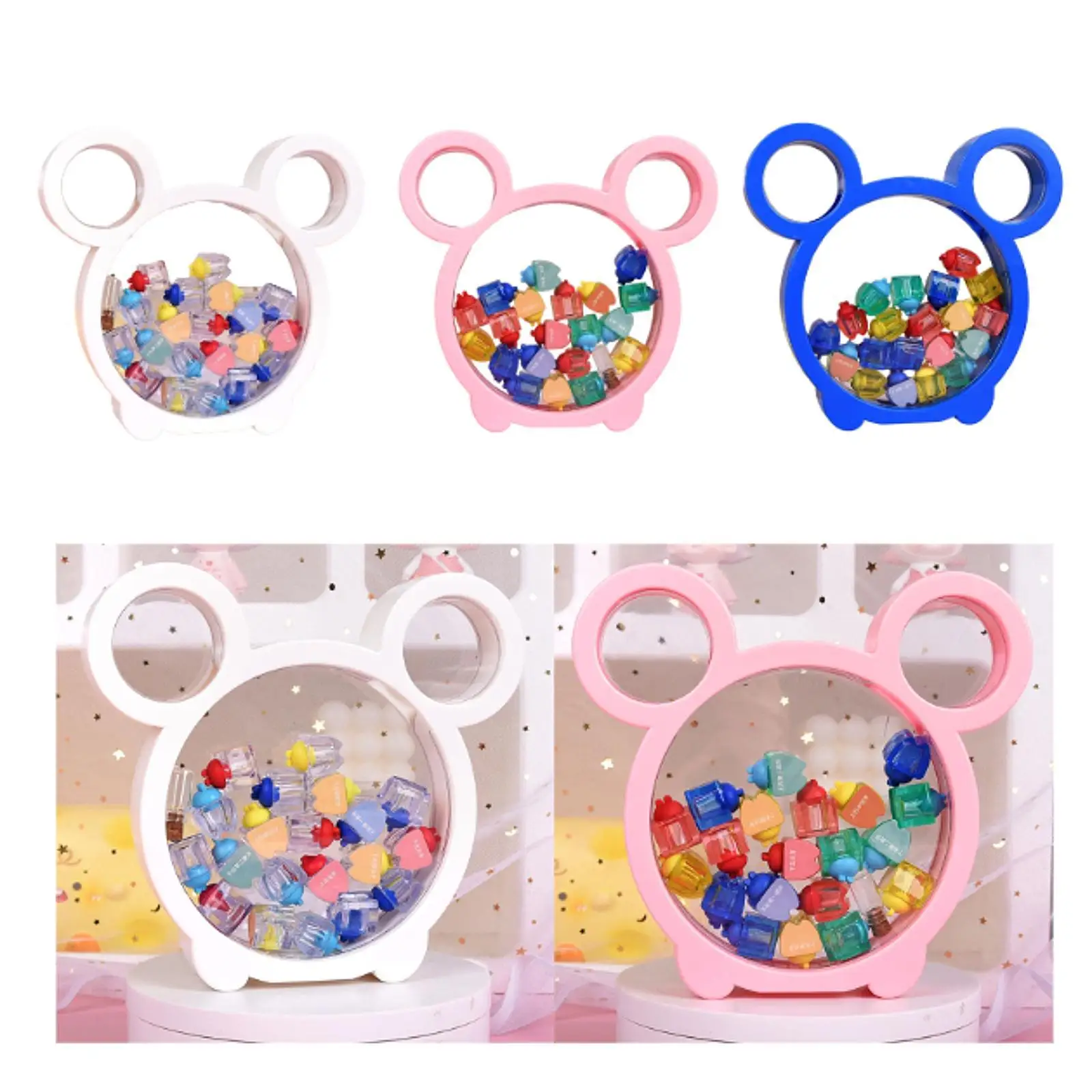 Caja de colección portátil creativa con protector de dientes, contenedor de dientes de recuerdo bonito para - imagen 2