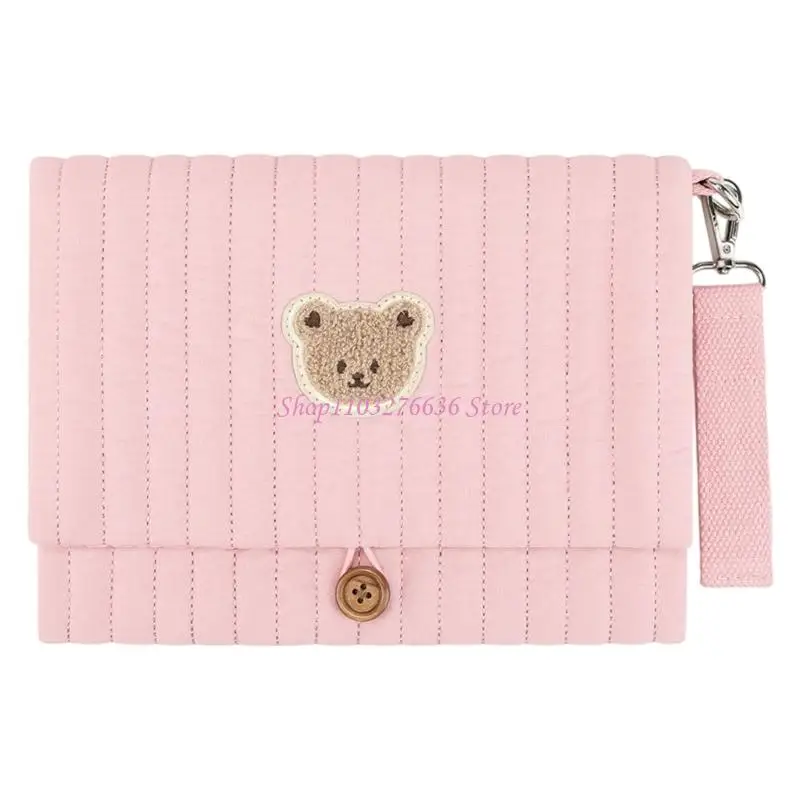 Organizador cochecitos bebés R6FD con múltiples bolsillos diseño plegable diseño pañales Fabrica acolchada para - imagen 3