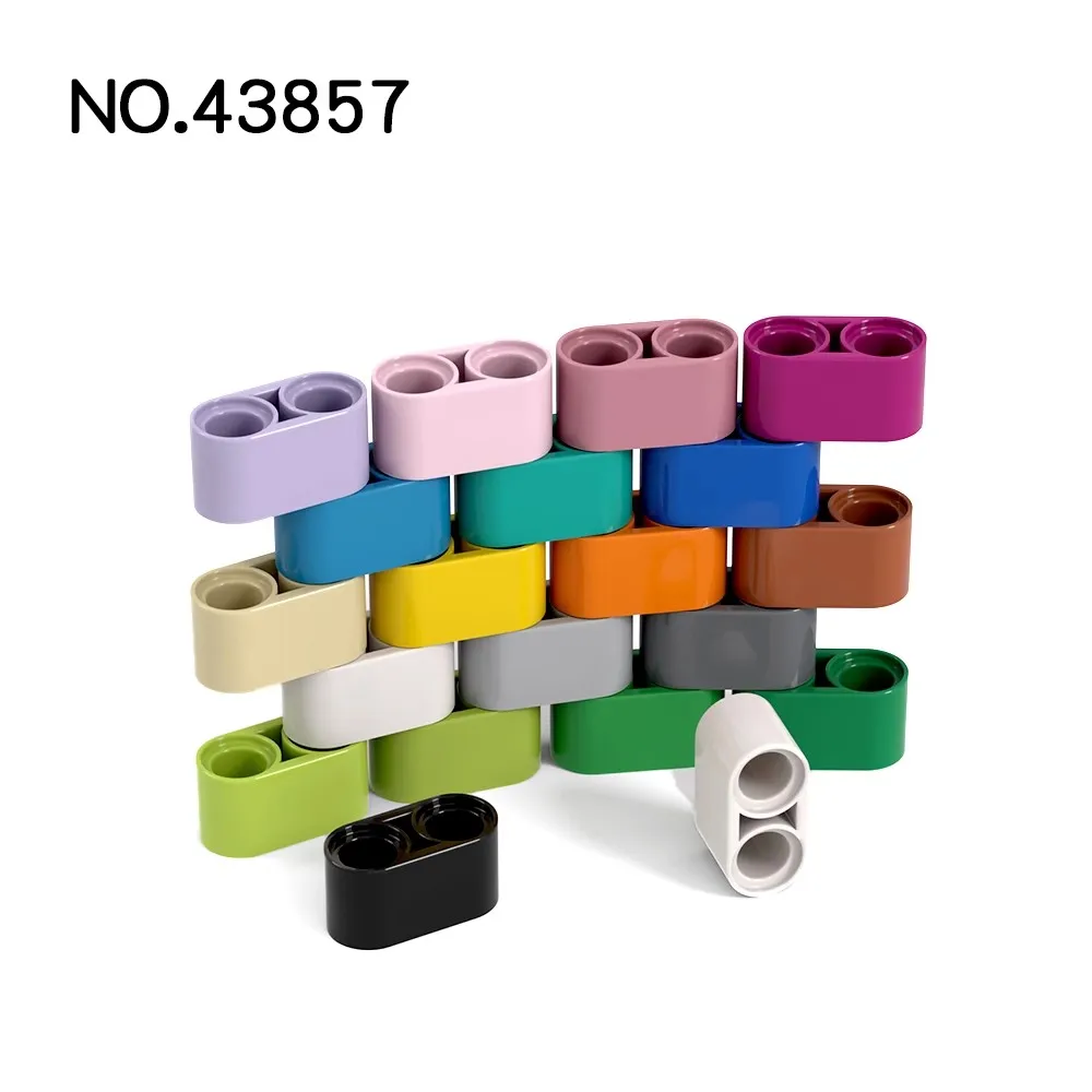 20 piezas MOC 43857 fascio de alta tecnología 1x2 espesores Liftarm mattoni compatibles blocchi fai da te particelle bambino cervello giocatto - imagen 5