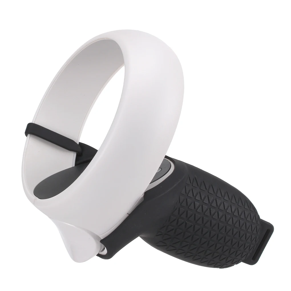 Cubierta de silicona para MANGO de VR, cubierta protectora para controlador de medio controlador, para Oculus Quest 2 - imagen 5