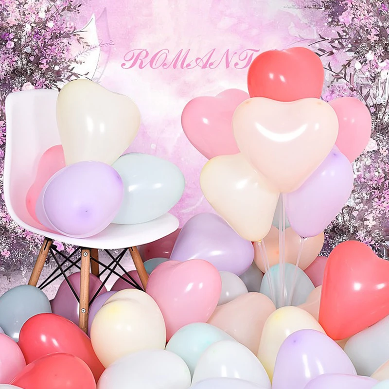 50 unids/pack globo espiral/largo/corazón/forma redonda disponible mezcla aleatoria globos de colores accesorios de decoración del hogar de vacaciones ZYF - imagen 4