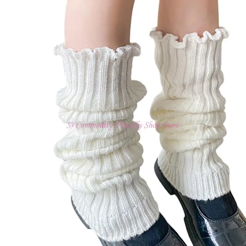Calcetines de punto con cable para vestido escolar infantil - imagen 3