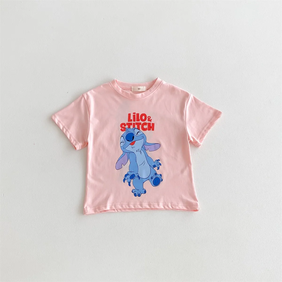 Camisetas de manga corta con estampado de dibujos animados para bebé, ropa de verano, Jersey holgado de cuello redondo, ropa para niños - imagen 3