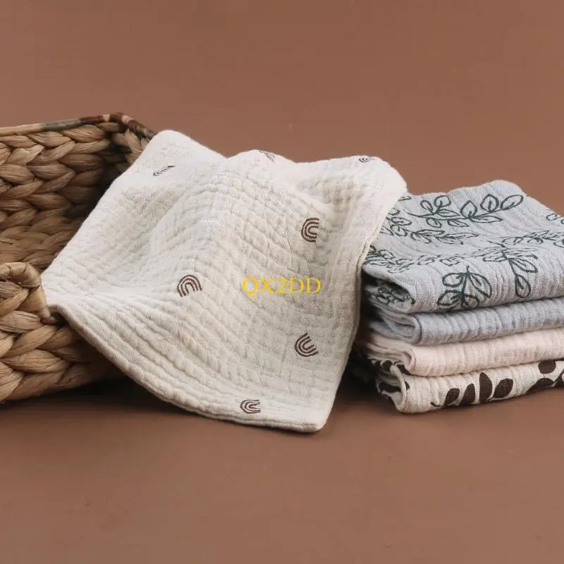 Babero toalla absorbente multiusos de algodón para bebé - imagen 4