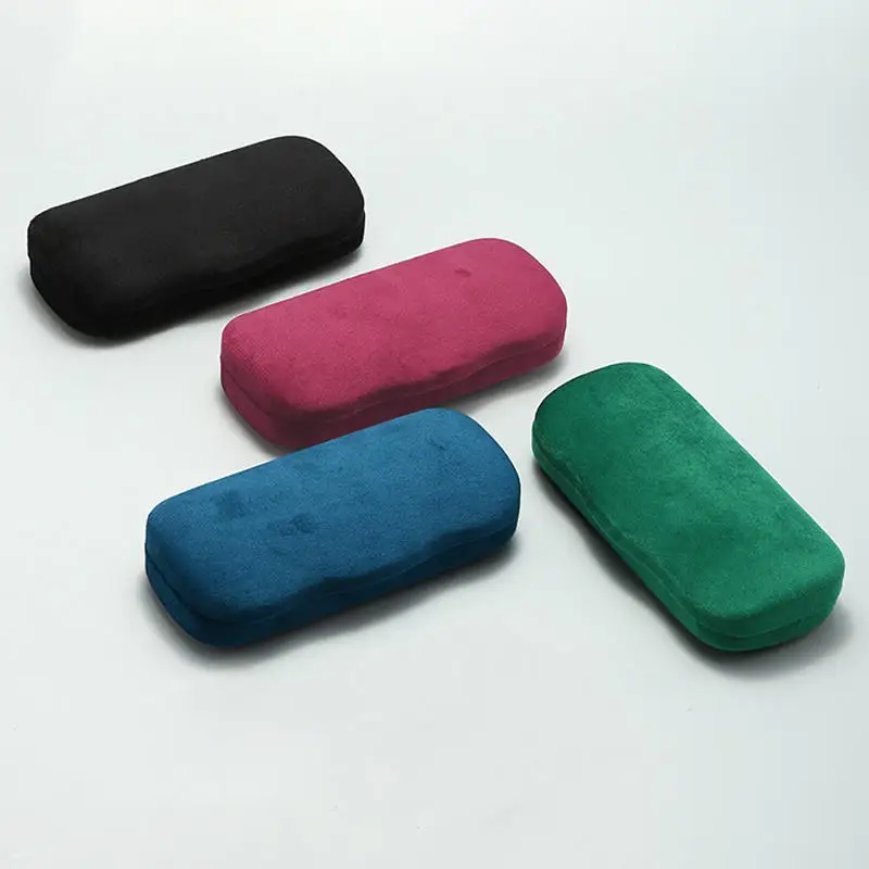 Estuche rígido de Metal de terciopelo para gafas, evita arañazos, trabajo y estudio, caja de almacenamiento esencial para gafas, accesorios para gafas - imagen 5