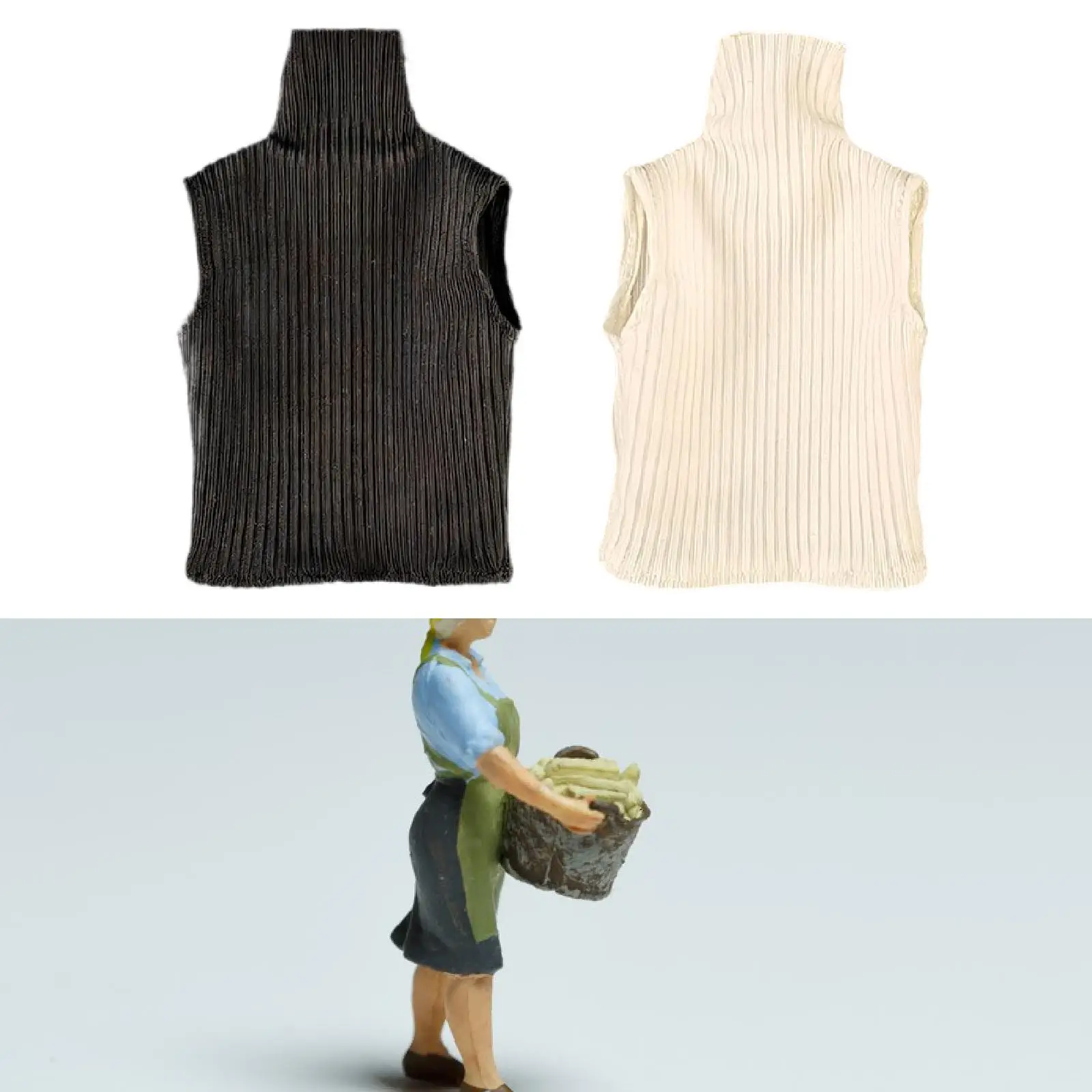 1/12 Male Doll Vest Fashion Doll Clothing Action Figure Clothes Doll Dress up for 6 inch Male Action Figures Body Doll Accessory