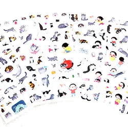 Pegatinas decorativas de gatos para álbum infantil