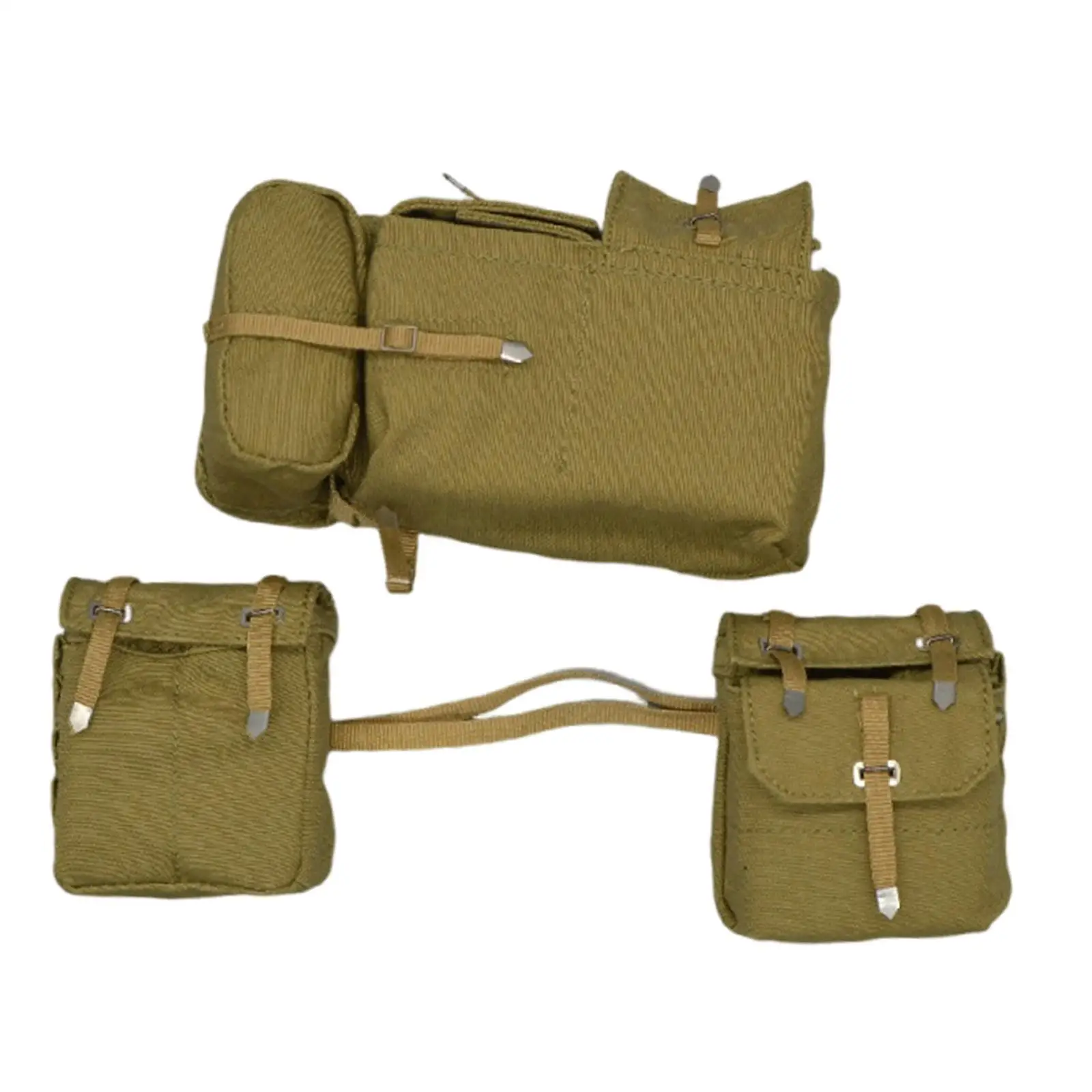 3 Pieces 1:6 Decoration Handmade Tool Bag Backpack Model for 12 3 Pieces 1:6 Decoration Handmade Tool Bag Backpack Model for 12