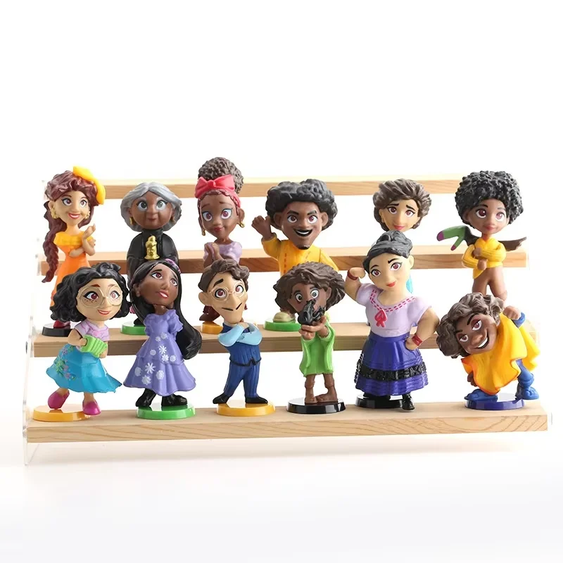 12 unids/set Disney Encanto Mirabel Luisa 4,5 cm versión Q figuras de acción Mini muñecas juguetes para niños modelo para regalo de niños - imagen 2