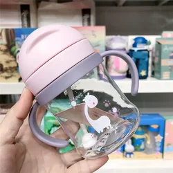 Botella de agua infantil con animales – Correa acolchada de hombro