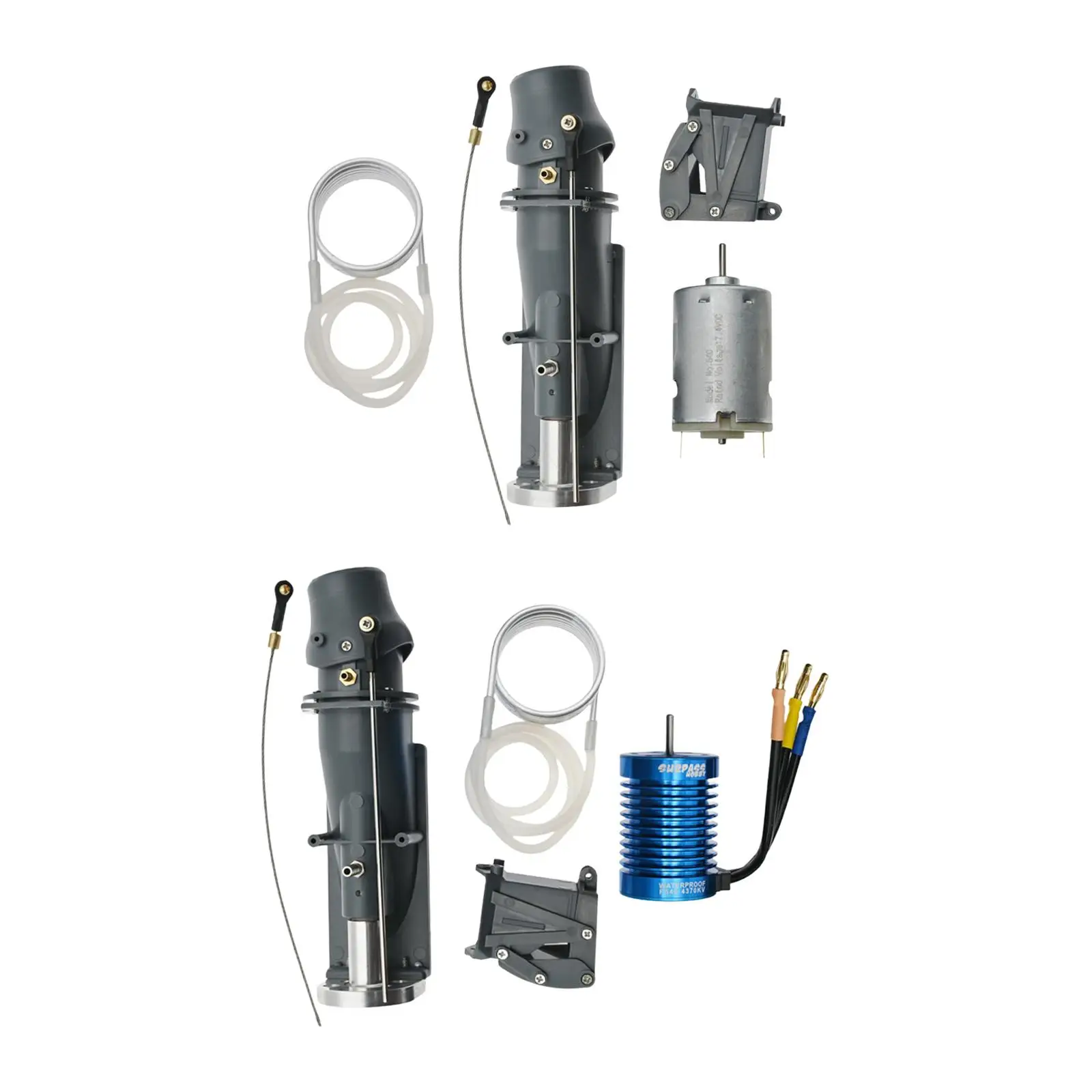 RC Boat Jet Pump Accessory Forward Backward Ejector RC Boat Parts Boat Water Pusher Spray Water Thruster for RC Boat Parts