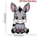 2D Flat donkey
