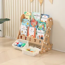 Estantería infantil modular con contenedores extraíbles para juguetes