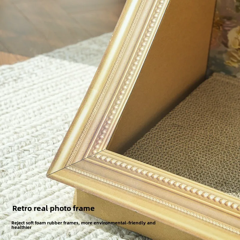 Perrera ondulada creativa para perros y gatos, marco de imagen, casa para perros pequeños, cabaña, pintura al óleo para el hogar, accesorios para productos para mascotas - imagen 4