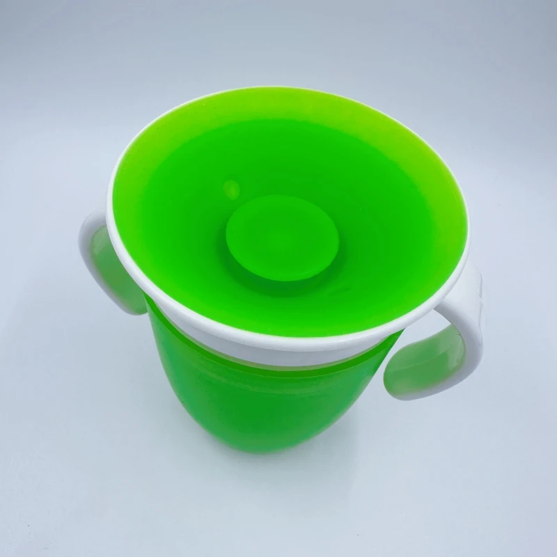 Vaso aprendizaje de silicona para bebé – Antiderrames y fácil de usar - imagen 5