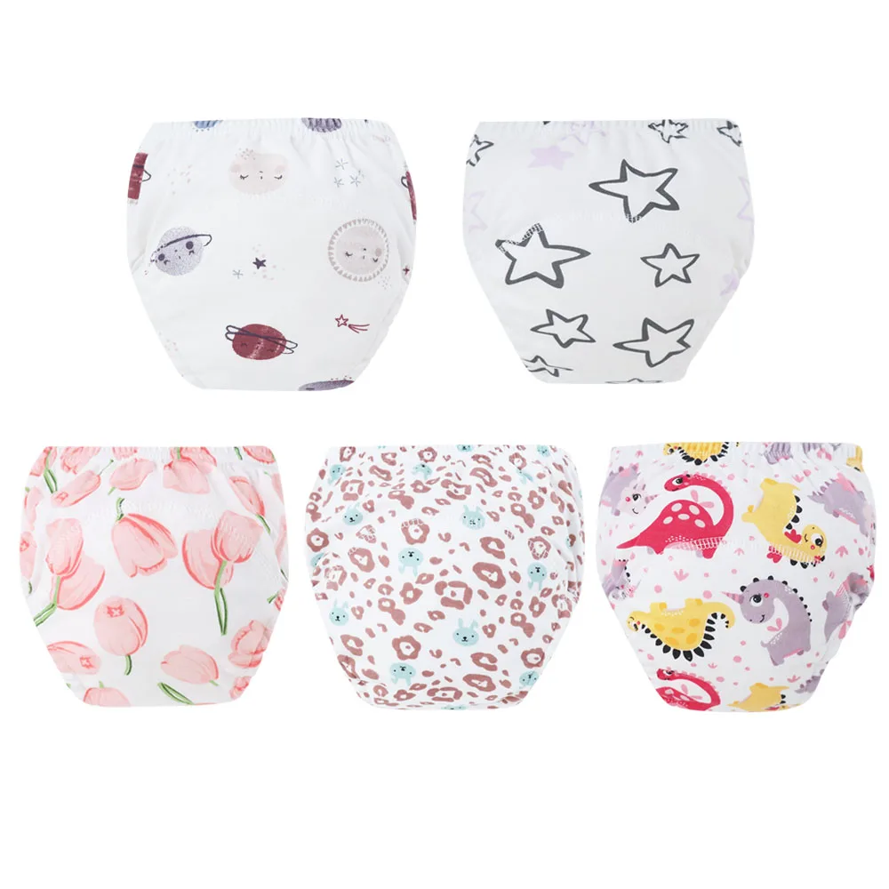 Pantalón entrenamiento bebé algodón estampado animales – Ir al baño