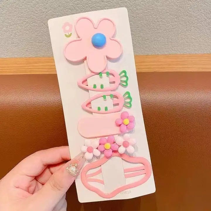 Horquillas para bebé con diseño de nube y flores - imagen 5