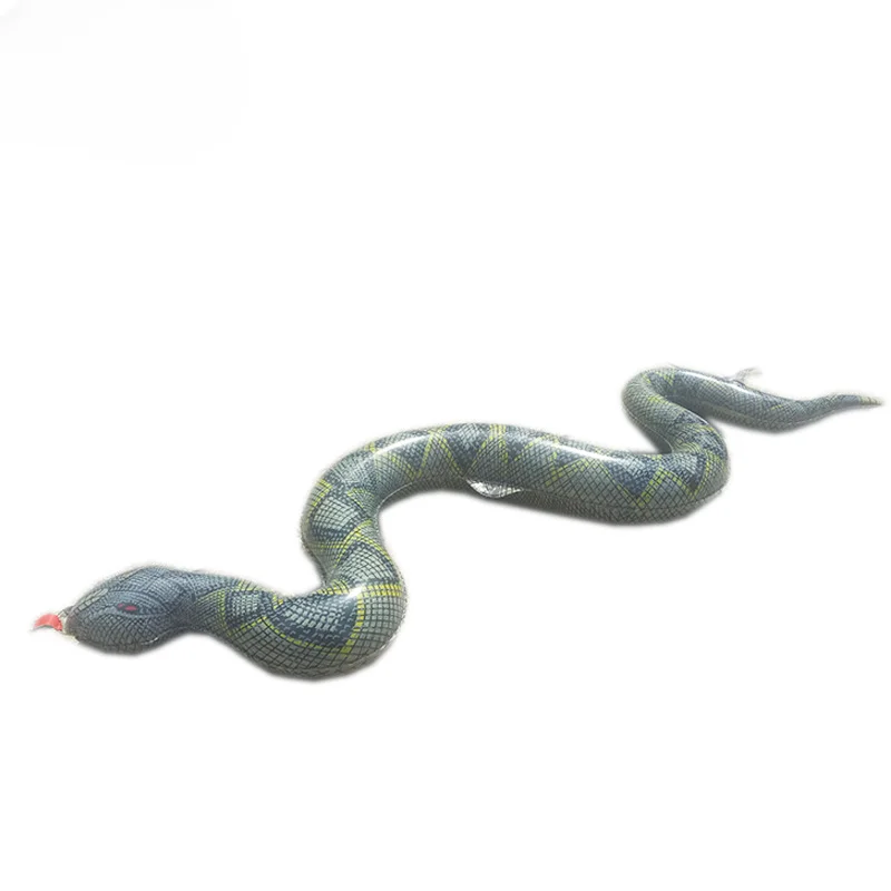 Serpiente dorada inflable Halloween decoración terror - imagen 5