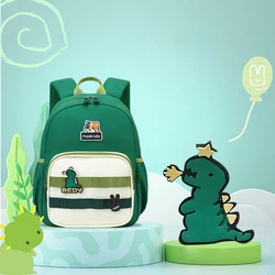 Mochila infantil escolar verde dinosaurio y conejo – Unisex primaria