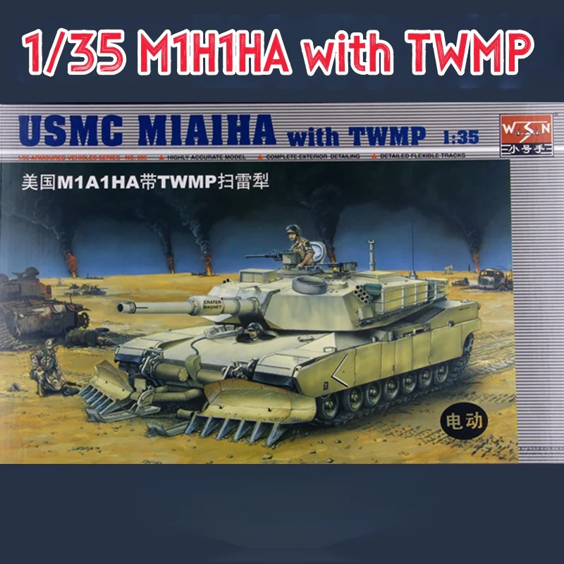 TRUMPETER 1/35 USMC M1A1HA tanque con modelo de rompecabezas de ensamblaje de plástico TWMP