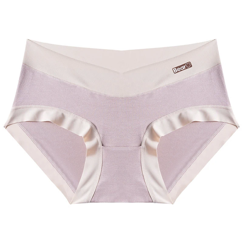 Bragas de maternidad de algodón sin costuras, lencería de cintura baja, ropa interior para el vientre, ropa para mujeres embarazadas, bragas de embarazo sin rastro para Abdomen