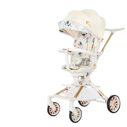 Cochecito bebé reclinable y orientable – Sistema de viaje compacto