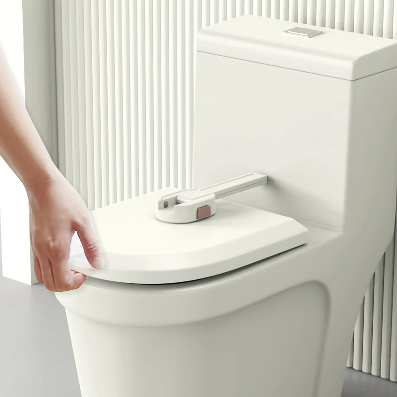Cerradura de seguridad para inodoro para bebés, protección de seguridad para el hogar, tapa de inodoros antiapertura, suministros de seguridad para niños, mascotas, perros y gatos, artículos de protección, 1/2 Uds. - imagen 2