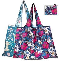 Bolsa maternal reutilizable ecológica – Plegable floral para compras