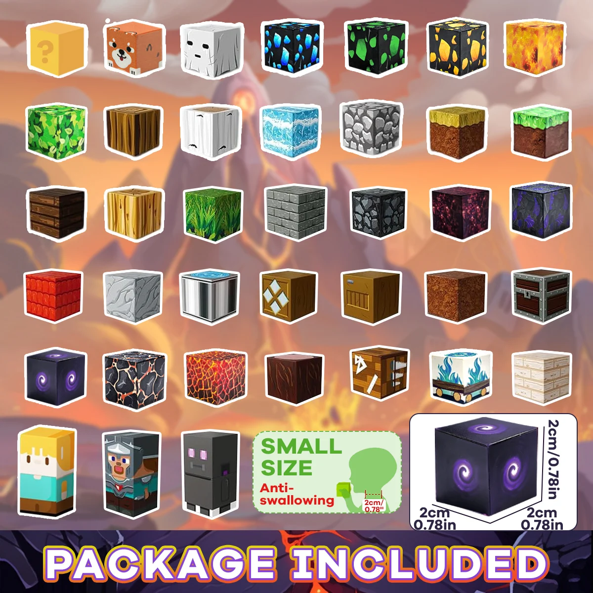 Bloques de construcción magnéticos Lava Adventure para niños y niñas de 3 años + juego de cubos magnéticos STEM juguete sensorial Montessori 50/100/200/300 Uds - imagen 4