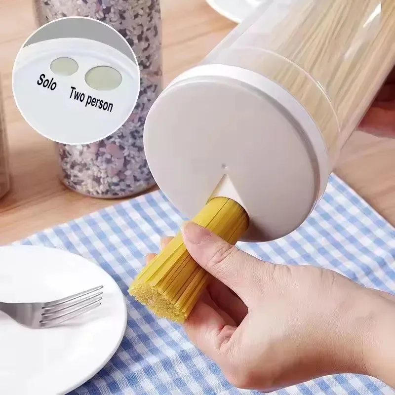 Contenedor hermético de alimentos transparente para cocina y despensa - imagen 2