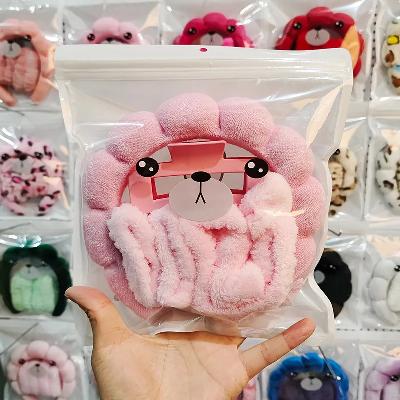 Nueva diadema en forma de nube: versátil para maquillaje y yoga, material de esponja para lavarse la cara, bolsa con cremallera incluida, unisex para niños - imagen 2