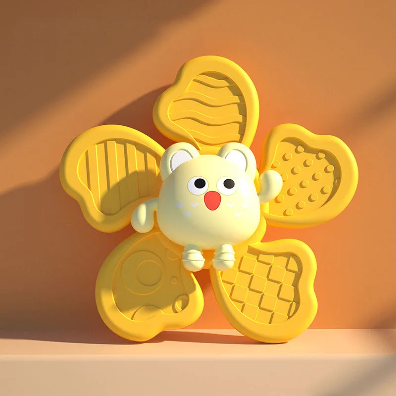 Juguetes de baño con ventosa y sonajero para bebé Montessori - imagen 4