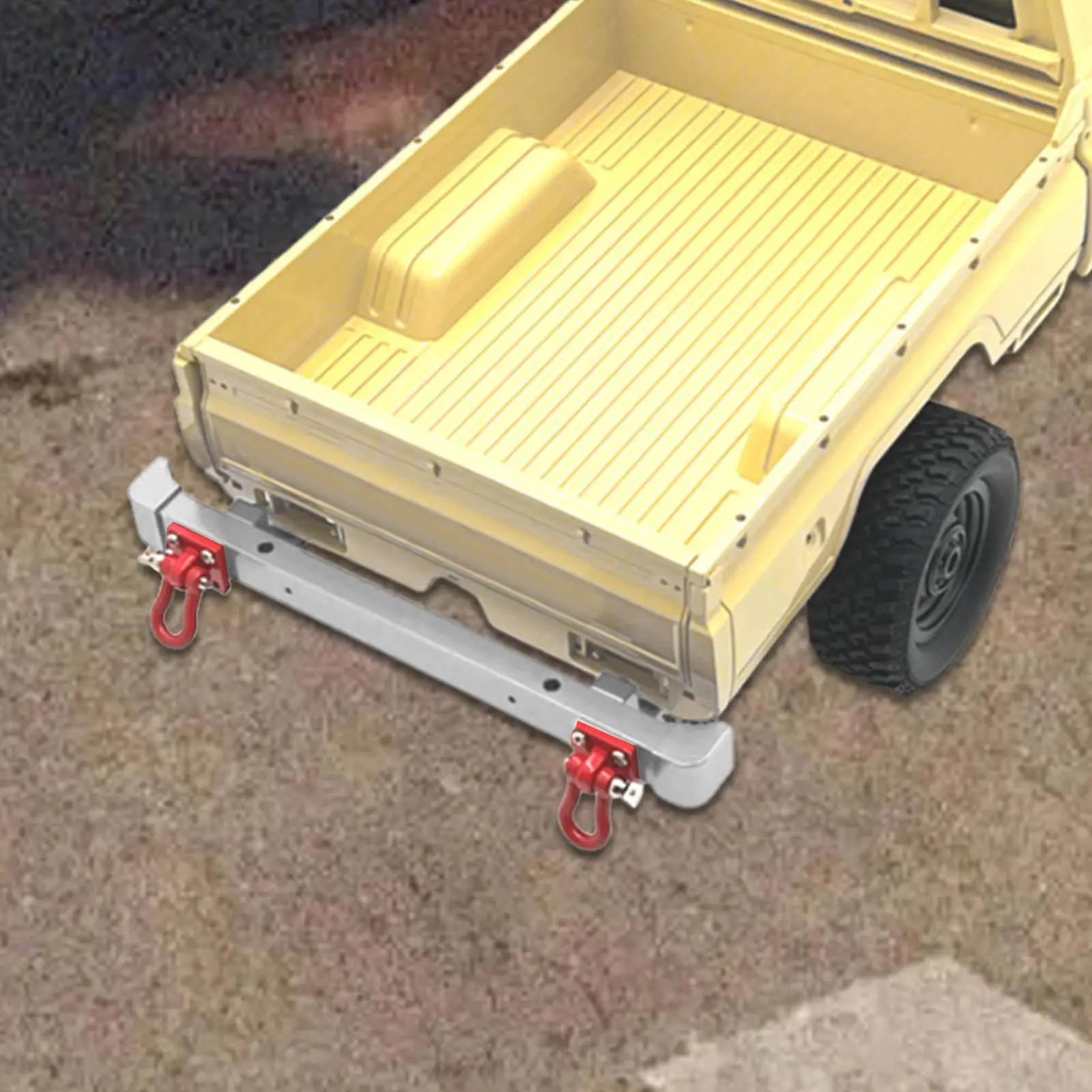 1:12 Aluminum Alloy RC Front Rear Guard Replacement Sturdy Upgrade Part,for MN82 LC79,RC Crawler Vehicles,Modification