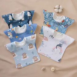 Babero impermeable de algodón para bebé 1-2 años – Suave y absorbente