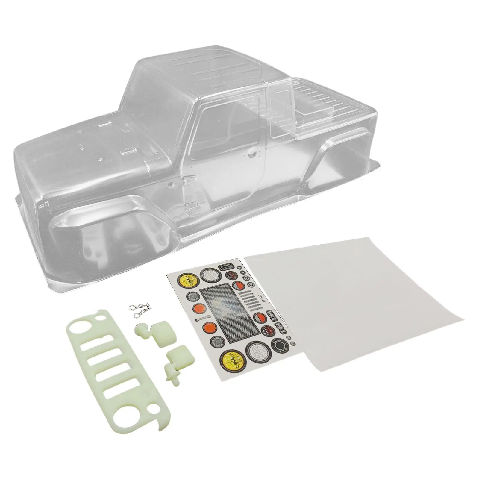 Base completa - Sistema transparente RC crawler