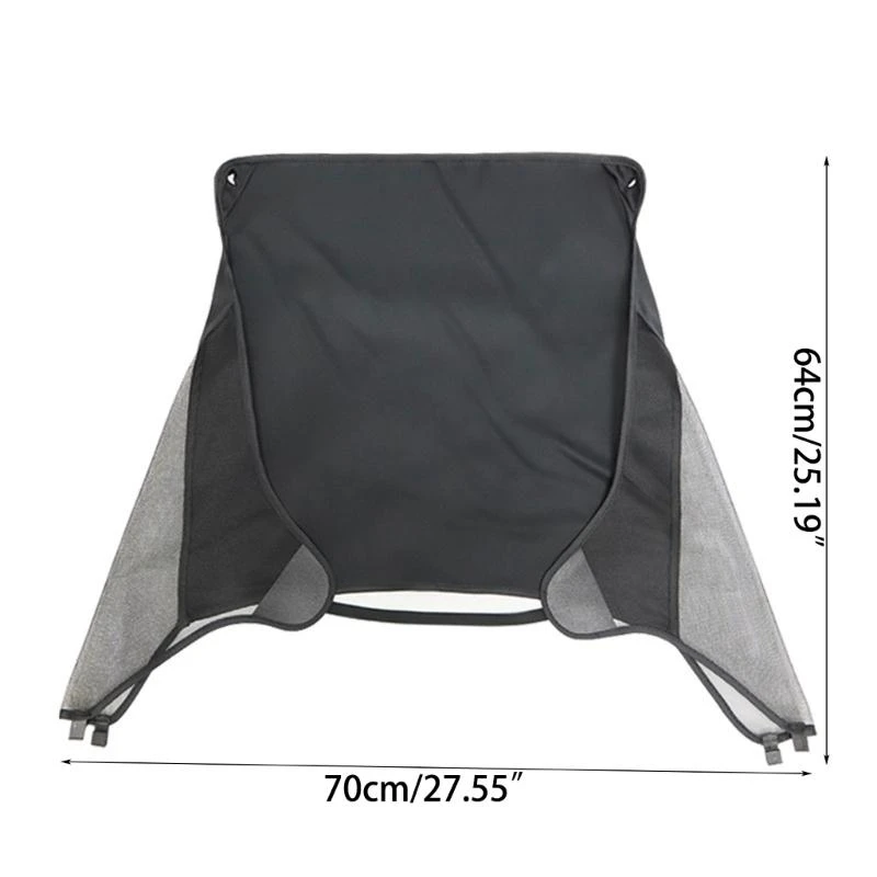 M76C cubierta extensible para sombrilla para cochecito, visera solar, protección UV para cochecito bebé, accesorio verano - imagen 5