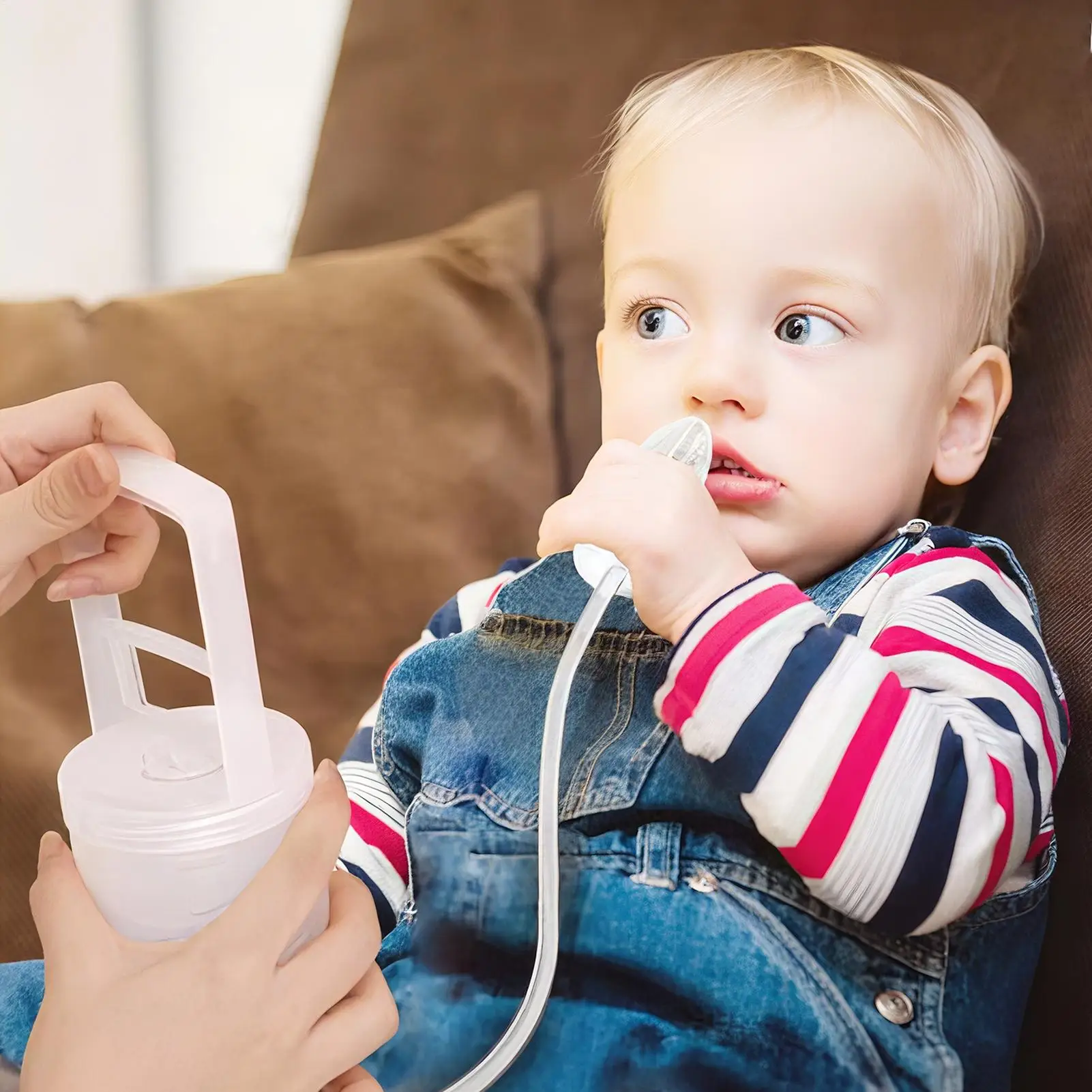 Aspirador Manual de mocos con ventosa para nariz de bebé, dispositivo de eliminación de moco, limpiador Nasal extraíble para higiene, cuidado del hogar y viajes