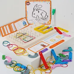 Juguete Montessori multifuncional:rompecabezas y clasificador de colores