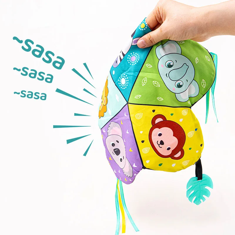 Almohada de aprendizaje en forma de U de dibujos animados para bebé, almohada de entrenamiento Visual para ejercicio, juguete calmante para educación temprana - imagen 4